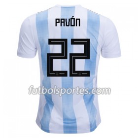 Camisetas Argentina Pavon 22 Primera Equipacion Mundial 2018